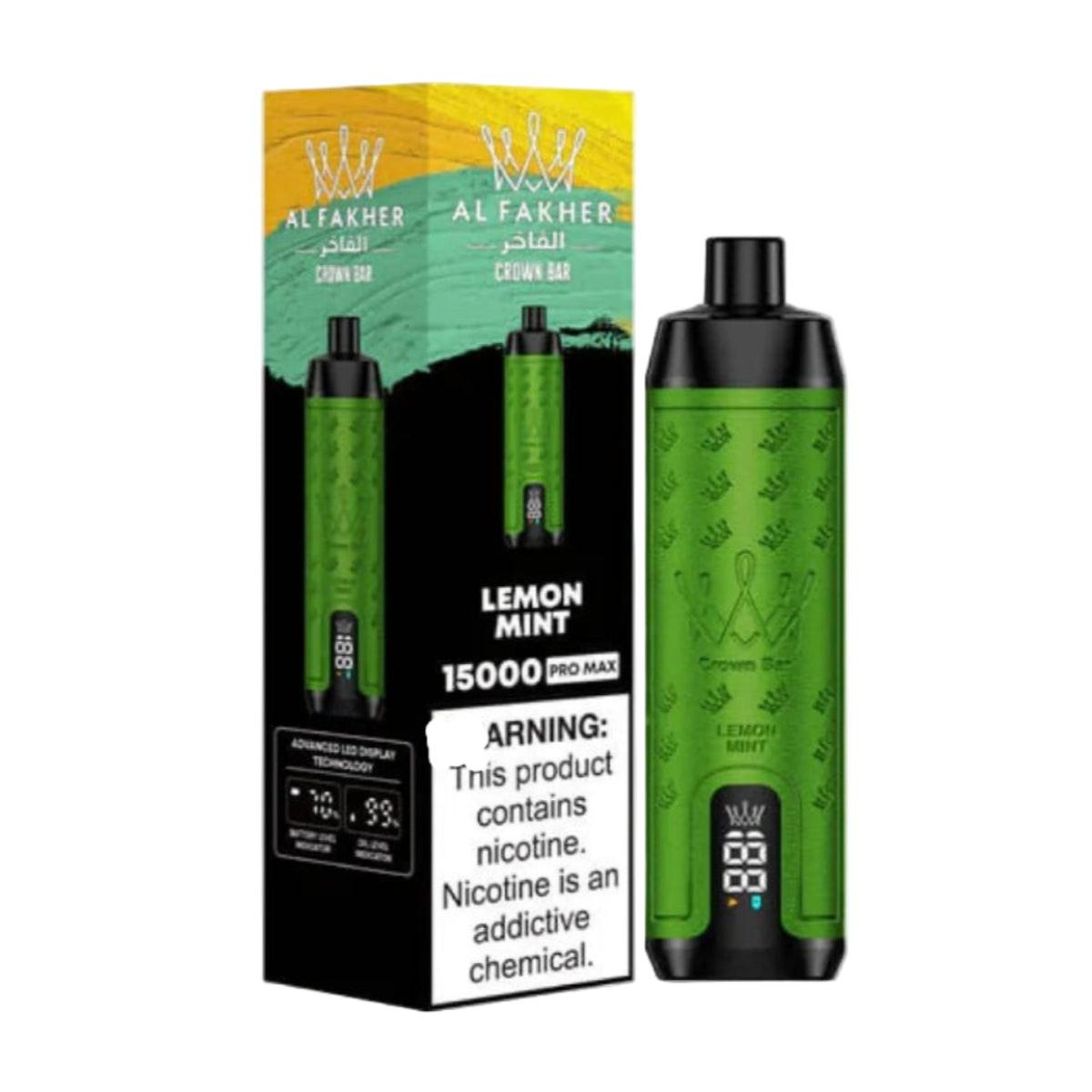 CROWN BAR ALFAKHER LEMON LIME 15000